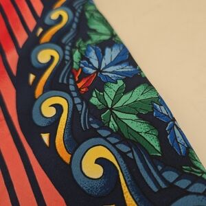 Rush Limbaugh Tie No Boundaries Red Colorful Silk Tie Made In USA